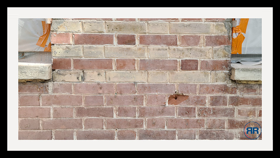 Hydro gommage des murs en briques d’une maison au Vésinet (78)